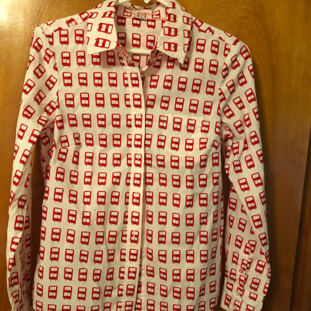 Boden double decker bus shirt size 6R